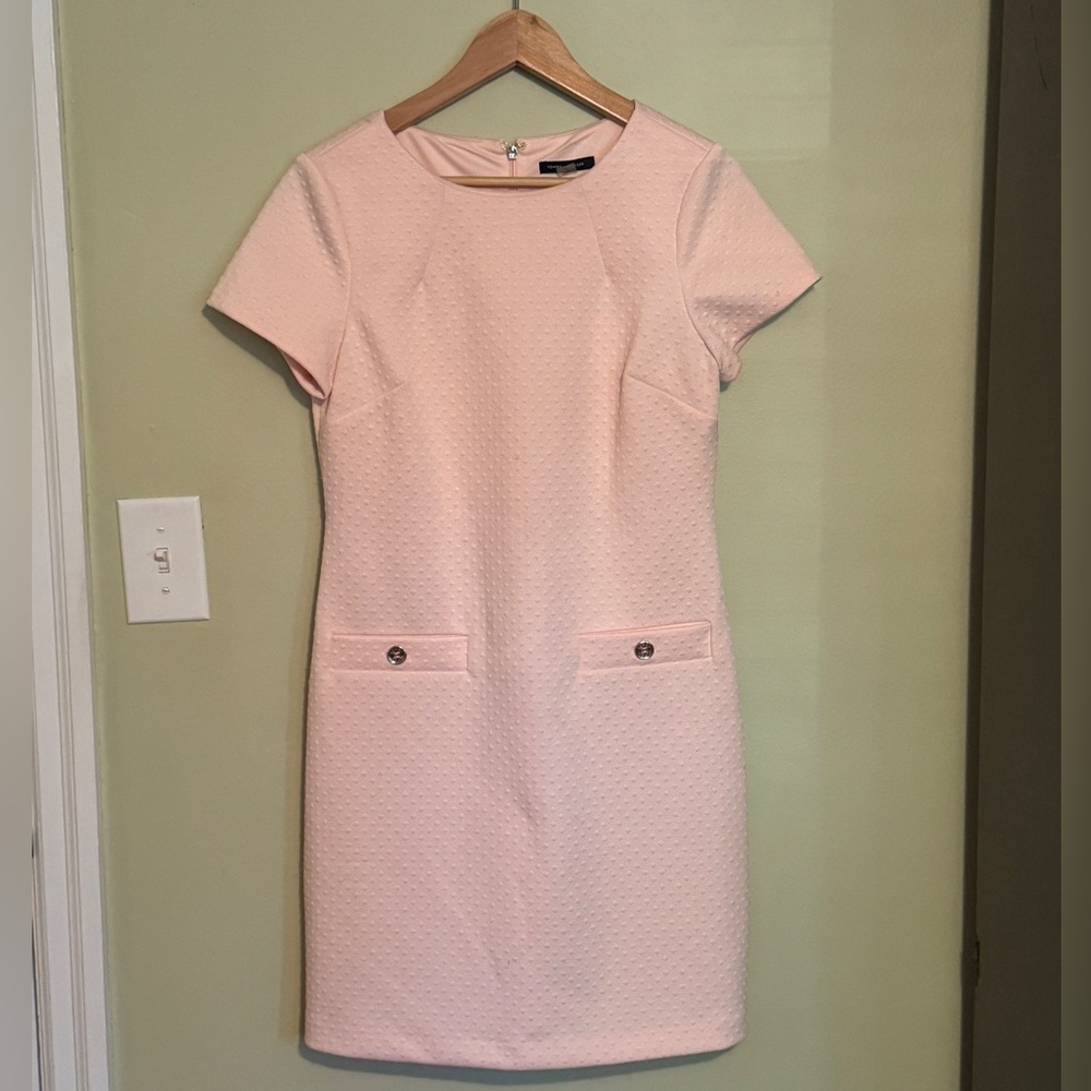 Tommy Hilfiger Short Sleeve Pink Mini Dress